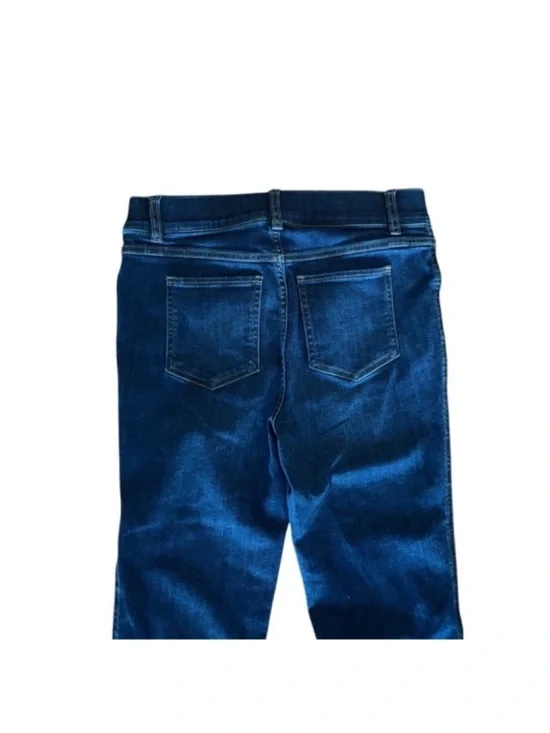 Spanx shapewear clean indigo blue wide bootcut classic trouser jean size medium - Picture 10 of 14